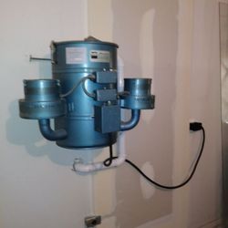 Just Central Vacuums - We do repairs and upgrades to  make older systems work like new, even this monster from the 1960s!