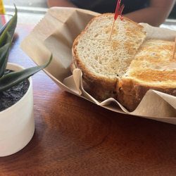 Twin City Coffee House and Gallery - Breakfast sandwich on wheat