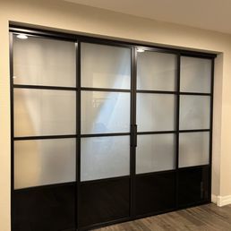 This is our 4 panel sliding door configuration.