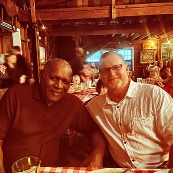 Bennie's Red Barn - Chip Wilson and Keith Howard discuss Saint Simons's history. - Seafood Near Me - St. Simons, Georgia Bennie's Red Barn - Chip Wilson and Keith Howard discuss Saint Simons's history. - Seafood Near Me - St. Simons, Georgia