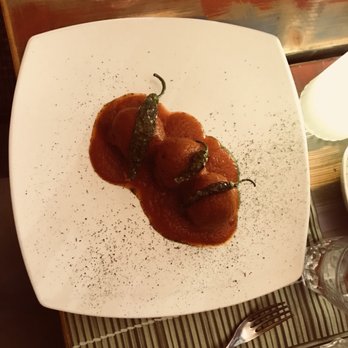 Cavoli Nostri - Legume meatballs in a ragu - Vegan Near Me - Naples, NA Cavoli Nostri - Legume meatballs in a ragu - Vegan Near Me - Naples, NA