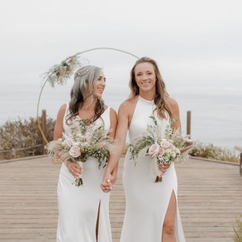 Intimate Beach Wedding - Intimate Beach Wedding at Pelican Point Crystal Cove State Beach Laguna Beach, CA - Wedding Planning Near Me