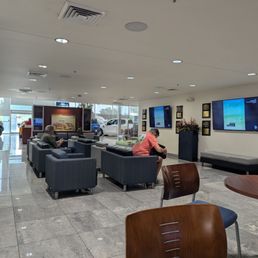 Spacious waiting room