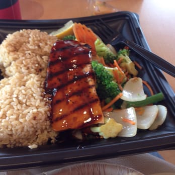 Pick Up Stix Fresh Asian Flavors - Teryak Salmon - Chinese Near Me - La Mesa, California