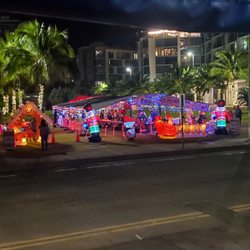 Honolulu City Lights Trolley Tours - In the park
