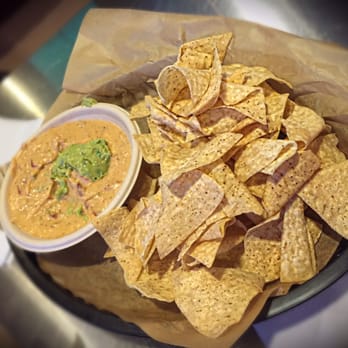 QDOBA Mexican Eats - Chips & queso diablo with guac - Mexican Near Me - Grafton, Wisconsin