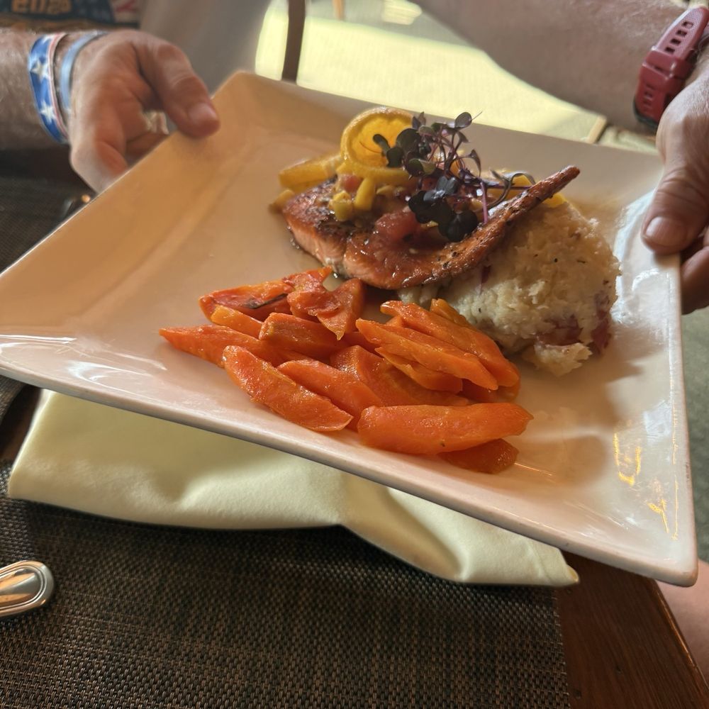 The Hungry Trout - mango salmon - American Near Me - Wilmington, New York The Hungry Trout - mango salmon - American Near Me - Wilmington, New York