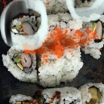 Wicked Tuna - You can barely see the cream cheese the rolls - New American Near Me - Myrtle Beach, South Carolina