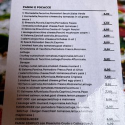 Bar El Salvador - Menu