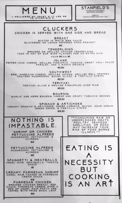 Menu photo 8 Stanfield's Sheffield, AL