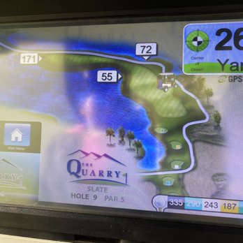 The Quarry Golf Club - Love the maps on the cart and how it tells you how far you've hit and how far to the flag! - Golf Near Me - Edmonton, Alberta The Quarry Golf Club - Love the maps on the cart and how it tells you how far you've hit and how far to the flag! - Golf Near Me - Edmonton, Alberta