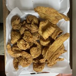 Bates Fish Market Number One - 5 Jumbo Shrimp Combo Dinner