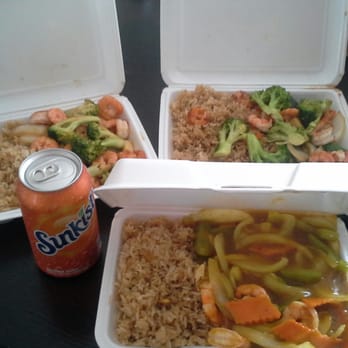 Hibachi Express - Lunch #HibachiShrimp #CurryShrimp and #TerriyakiShrimp - Chinese Near Me - Abingdon, Maryland