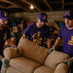 Junk Majesty - Removing a sofa