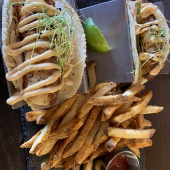 Bird and Bottle - Fish tacos - New American Near Me - Tulsa, Oklahoma