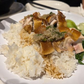 Diamond Bay Restaurant - Soy Sauce Chicken over rice. Available in the cafe area of Diamond Bay. - Dim Sum Near Me - Seattle, Washington Diamond Bay Restaurant - Soy Sauce Chicken over rice. Available in the cafe area of Diamond Bay. - Dim Sum Near Me - Seattle, Washington