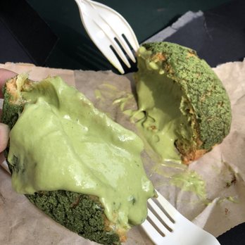 Bibble & Sip - Matcha Cream Puff $3.50 - yummm! - Coffee & Tea Near Me - New York, New York