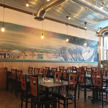 Chowpatty Restaurant - Seating & mural - Indian Near Me - Iselin, New Jersey