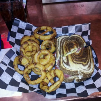 Keystone Pub & Patio Polaris - Grilled New Yorker w/ Black & Tan beer battered Onion Rings.. - Sports Bars Near Me - Columbus, Ohio Keystone Pub & Patio Polaris - Grilled New Yorker w/ Black & Tan beer battered Onion Rings.. - Sports Bars Near Me - Columbus, Ohio