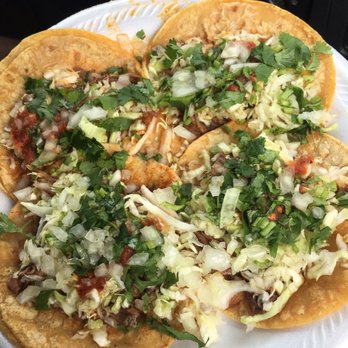Grandma's Tacos - Barbacoa tacos! With the spicy salsa soo good!! I wish this place the best! - Mexican Near Me - Fresno, California Grandma's Tacos - Barbacoa tacos! With the spicy salsa soo good!! I wish this place the best! - Mexican Near Me - Fresno, California