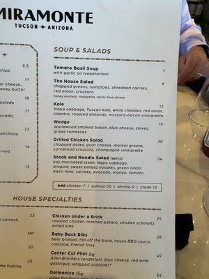 Menu photo 4 Miramonte Tucson, AZ Menu photo 4 Miramonte Tucson, AZ