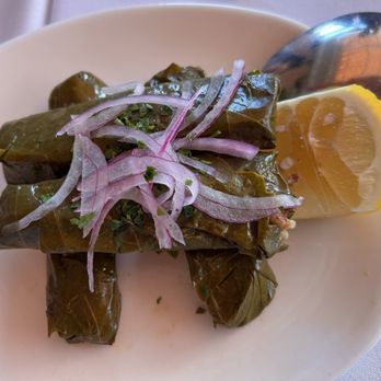 Cafe Santorini - STUFFED GRAPE LEAVES - Italian Near Me - Pasadena, California Cafe Santorini - STUFFED GRAPE LEAVES - Italian Near Me - Pasadena, California