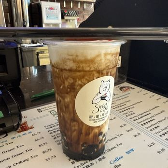Sweet Cake - Brown Sugar Boba fresh milk - Desserts Near Me - Flushing, New York Sweet Cake - Brown Sugar Boba fresh milk - Desserts Near Me - Flushing, New York