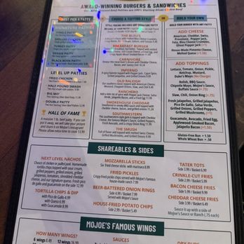MoJoe's Burger Joint - Food Menu - Burgers Near Me - Raleigh, North Carolina MoJoe's Burger Joint - Food Menu - Burgers Near Me - Raleigh, North Carolina