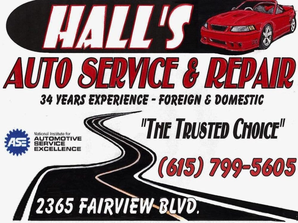 HALL’S AUTO SERVICE & REPAIR, LLC Updated August 2024 2365 Fairview