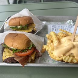 Shack ShackBurger- Cheese Fries Shack ShackBurger- Cheese Fries