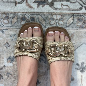 Lovely Nails - Basic pedicure + gel French tips - Nail Salons Near Me - Durham, North Carolina