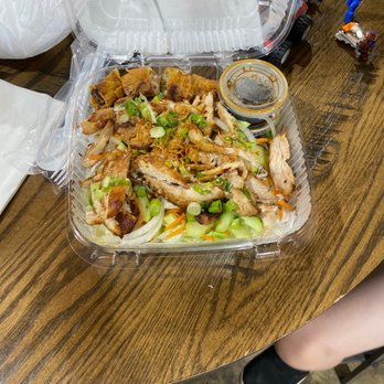 epiQ Food Hall - Noodles with chicken and egg rolls from Pho Harmony and Grill. - Food Court Near Me - Woodbridge, Virginia