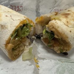 Caribbean Jerk Chicken Wrap.