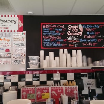 Grand Ole Creamery - Inside. - Ice Cream & Frozen Yogurt Near Me - Minneapolis, Minnesota