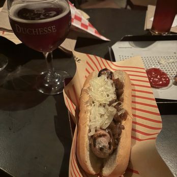 Wurstküche - Rattlesnake & Rabbit with Jalapeo Peppers - Hot Dogs Near Me - Los Angeles, California