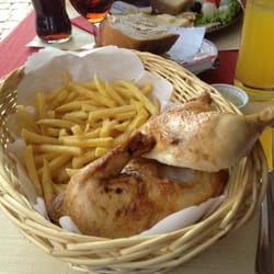 Hotel-Restaurant des Alpes - 1/2 chicken and fried