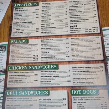 Casey's Cafe - Menu Front - Cafes Near Me - Ellington, Connecticut Casey's Cafe - Menu Front - Cafes Near Me - Ellington, Connecticut