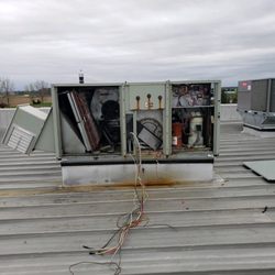 Titan Heating & Air Conditioning - Roof top unit installation