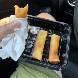 Hibachi Express Restaurant - Spring rolls, suck there's nothing in them