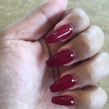 Golden Nails - Loving my coffin-shaped nails!! - Nail Salons Near Me - Honolulu, Hawaii