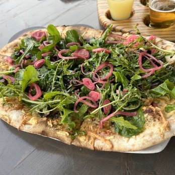 HopSaint Brewing - Mushroom flatbread - New American Near Me - Torrance, California