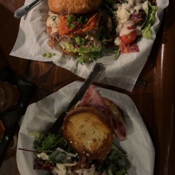 The Map Room - Plaza Vieja & the Busan both with the Athens side salads. - American Near Me - Cedar Rapids, Iowa The Map Room - Plaza Vieja & the Busan both with the Athens side salads. - American Near Me - Cedar Rapids, Iowa