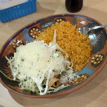 Catrina’s Kitchen - Taquitos with no sour cream or guac and no beans. My daughter loved it - Mexican Near Me - Ontario, California