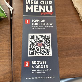 Jersey Mike's Subs - QR menu - Sandwiches Near Me - Russell, Kentucky Jersey Mike's Subs - QR menu - Sandwiches Near Me - Russell, Kentucky