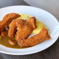 Bo Tree Plant-Based Cuisine - Chickenless Katsu Curry Omurice