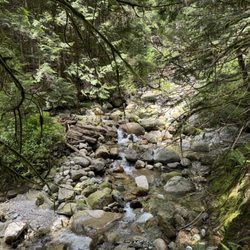 Mount Fromme - Stream with rocks~