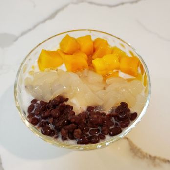 Mango Mango Dessert - Snow white mango juice with red beans - Desserts Near Me - Buffalo, New York Mango Mango Dessert - Snow white mango juice with red beans - Desserts Near Me - Buffalo, New York