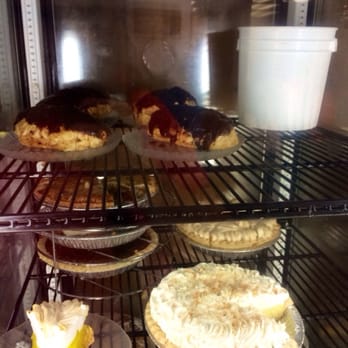 Clary's Cafe - Dessert fridge with monster eclair - Breakfast & Brunch Near Me - Savannah, Georgia Clary's Cafe - Dessert fridge with monster eclair - Breakfast & Brunch Near Me - Savannah, Georgia