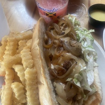 Seacrets - Jamaican jerk chicken cheesesteak - Bars Near Me - Ocean City, Maryland