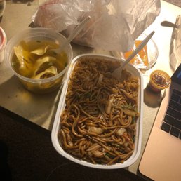 Shrimp Lo Mein Chicken Finger (5)Wonton Soup $13 bucks total Shrimp Lo Mein Chicken Finger (5)Wonton Soup $13 bucks total